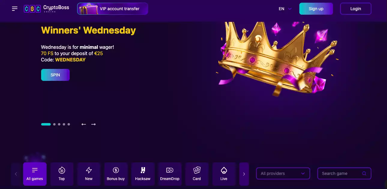 crypto boss casino