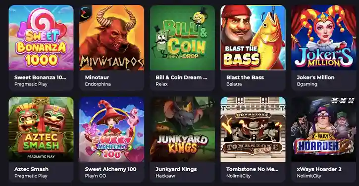 unlim casino слоти 